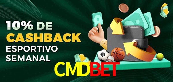 10% de bônus de cashback na CMDBET